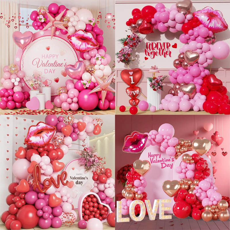 Valentine's Day Baroloon Arches တွေအတွက်ဘာပုံစံအသစ်တွေရှိသလဲ။