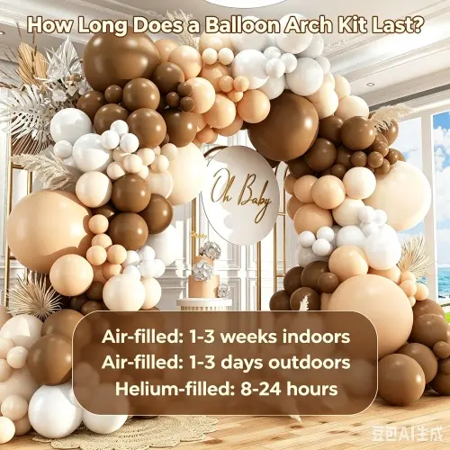 Balloon Arch Kit က ဘယ်လောက်ကြာမလဲ။