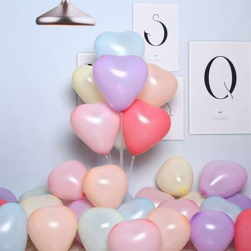 Love Heart Helium Balloons- မည်သည့်အခမ်းအနားအတွက်မဆို လှပသော ထပ်လောင်းတစ်ခု
