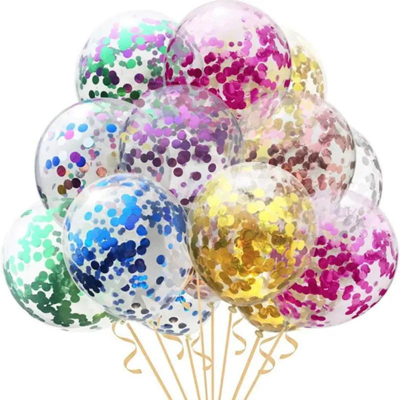 confetti latex balloons အစုလိုက်