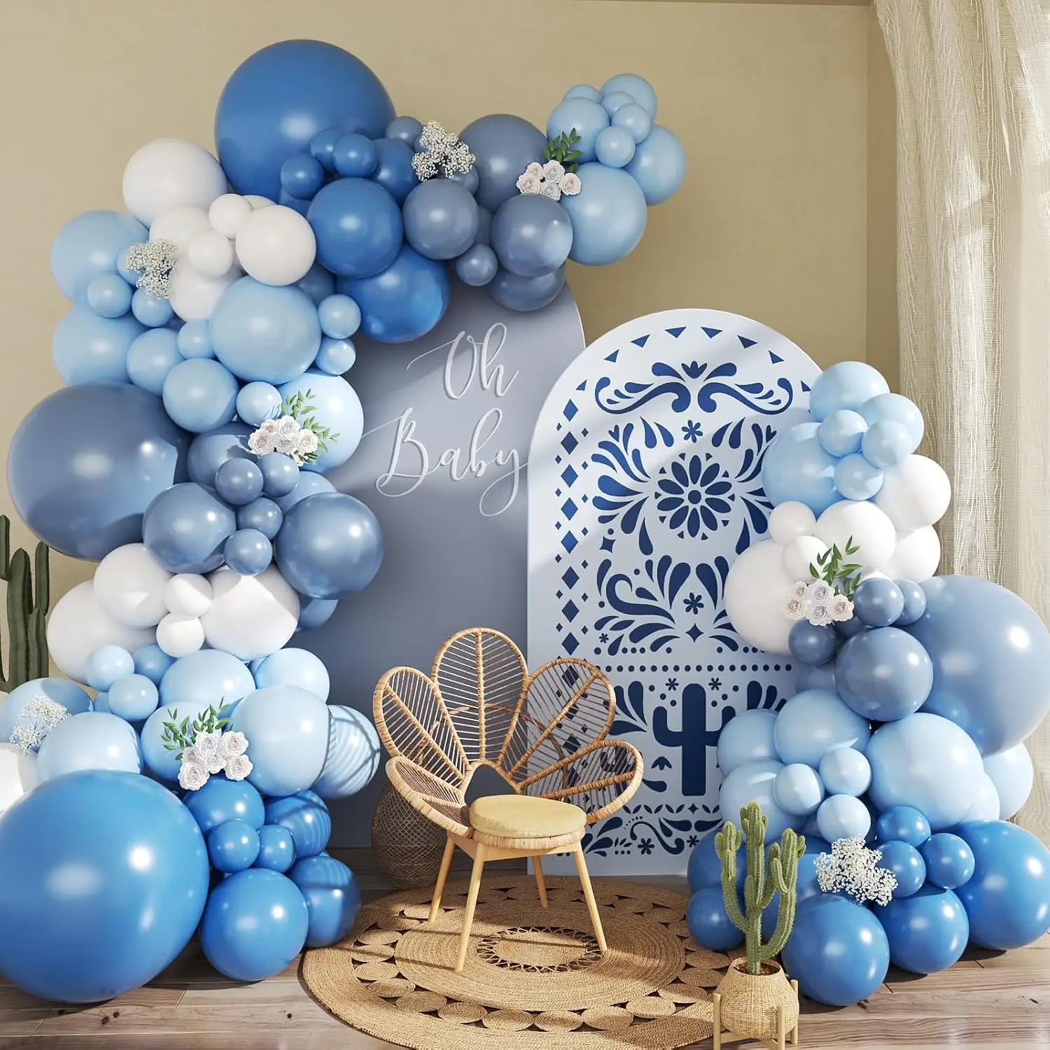 မိုးပြာရောင် Balloon Garland Arch Kits