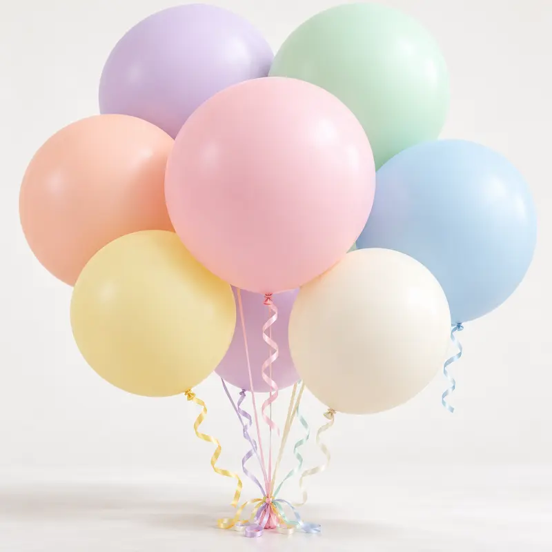 18 လက်မ Macaron Latex Balloons 18 လက်မ Macaron Latex Balloons