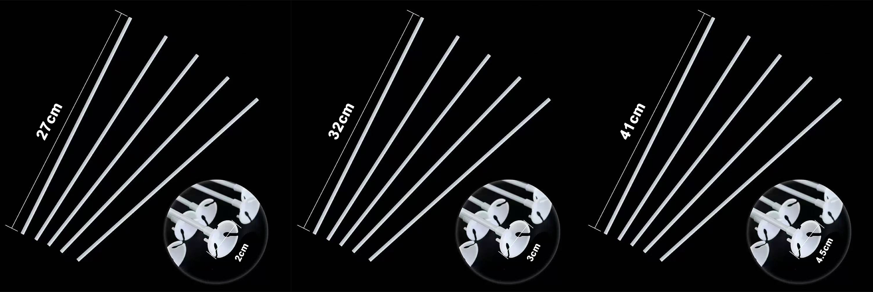balloon plastic sticks