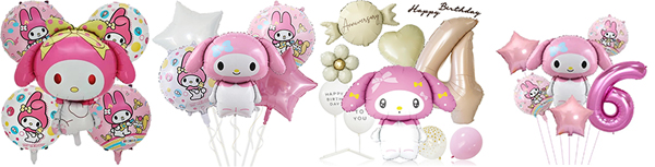 Melody themed foil balloon kit