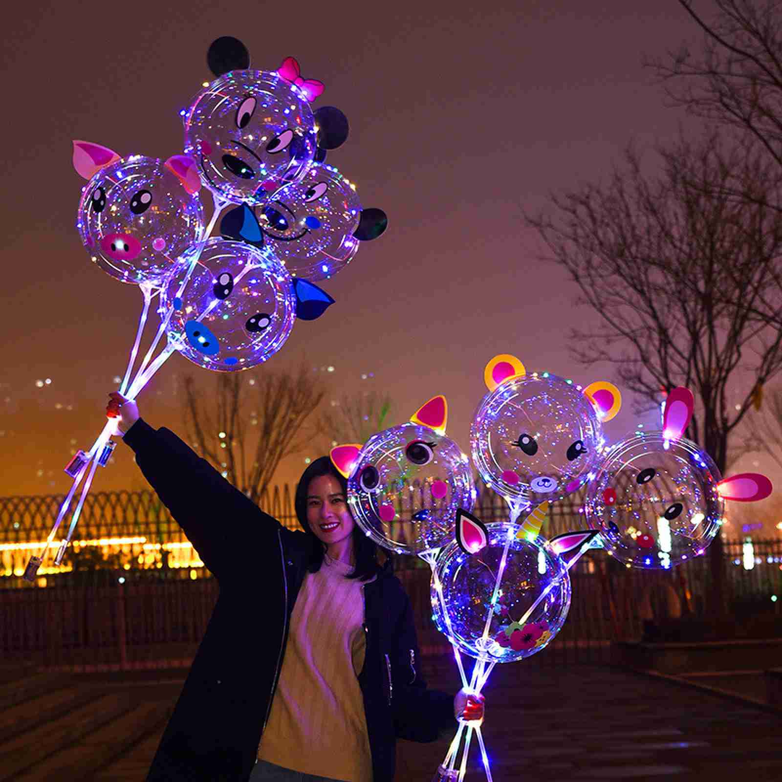 LED Bobo Booloon လက်ကိုင်ကိုင်တွယ်