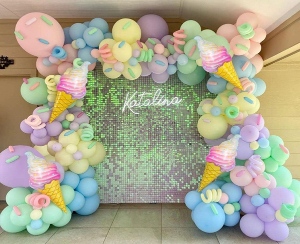 Macaron ရေခဲမုန့်ပူဖောင်း Arch Girla