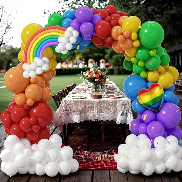 Rainbow Boughoons Garland Arch Kit